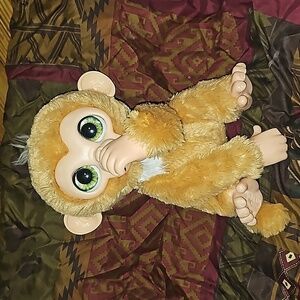 Cute furreal Zandi monkey